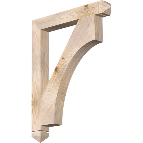Ekena Millwork Westlake Arts & Crafts Smooth Bracket, Douglas Fir, 3 1/2"W x 28"D x 36"H BKT04X28X36WTL03SDF - main